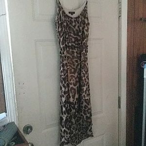 Leopard print dress
